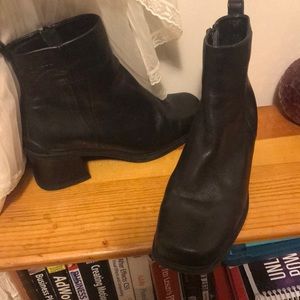 Ecco healer boots black leather